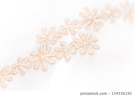 Lace flower background material 134556193