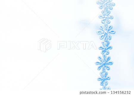 Lace flower background material 134556232