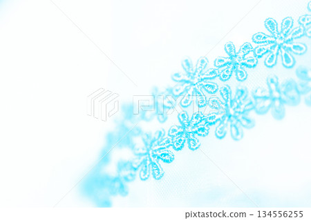 Lace flower background material 134556255