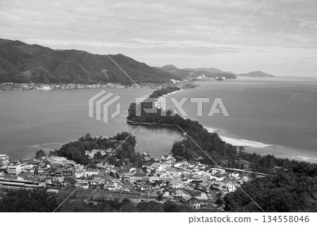 Amanohashidate one of the top three scenic views in Japan on the Sea of Japan in north Kyoto prefecture Amanohashidate one of the top three scenic views in Japan on the Sea of Japan in north Kyoto prefecture 134558046