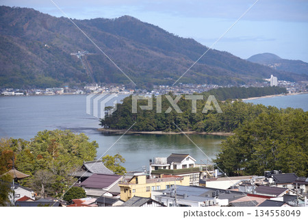 Amanohashidate one of the top three scenic views in Japan on the Sea of Japan in north Kyoto prefecture Amanohashidate one of the top three scenic views in Japan on the Sea of Japan in north Kyoto prefecture 134558049