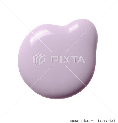 A sample of matte nail polish. Isolated on a white background. 134558181