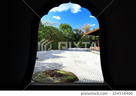 【京都府】晴天的建仁寺北條庭園（大苑） 134558400