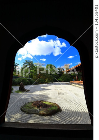 【京都府】晴天的建仁寺北條庭園（大苑） 134558401