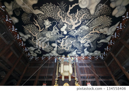[Kyoto Prefecture] Wind God and Thunder God Screen from Kenninji Temple 134558406