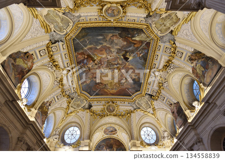 Interior of the Palacio Real, Royal Palace of Madrid and official residence of royal family of Spain Interior of the Palacio Real, Royal Palace of Madrid and official residence of royal family of Spain 134558839