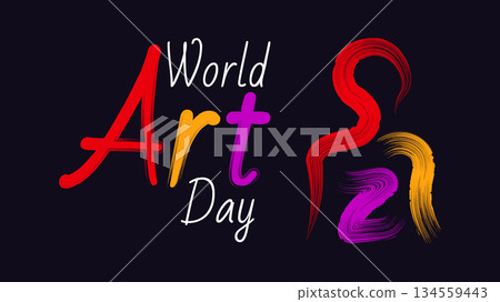 World Art Day, Creative Expression and Colorful Art World Art Day, Creative Expression and Colorful Art 134559443