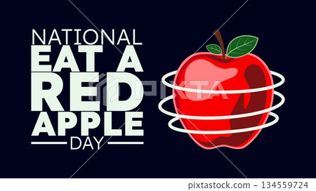 National Eat a Red Apple Day, Fresh and Healthy Fruit 134559724