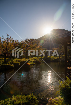 Mie Prefecture, Kihoku Town, Tanemaki Gonbei Village: Colorful autumn leaves and a Japanese garden 134560027