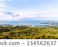 從金峰山拍攝的有明海（島原灣）和普賢岳。 134562637