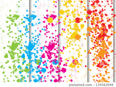 Abstract splatter paint colorful background design. illustration vector design. Abstract splatter paint colorful background design. illustration vector design. 134562649