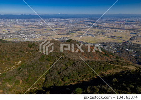 從小倉山展望台看到的野尾平原（無人機空拍照片） 134563374