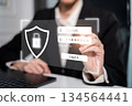 Password privacy security cybersecurity technology login protection concept 134564441