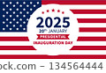 2025 Presidential inauguration ceremony day US election government america flag event 134564444