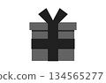 單色禮盒圖標 134565277