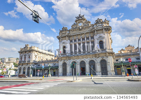 Railway station in Genoa 134565493