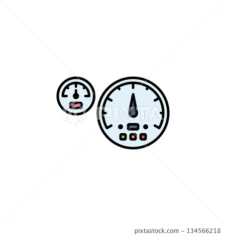 dashboard vector icon filled line style. Perfect for website, application, commerce, presentation, logo and more. modern color line icon dashboard vector icon filled line style. Perfect for website, application, commerce, presentation, logo and more. modern color line icon 134566218