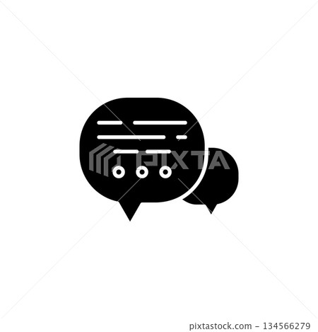 message and communication icon. internet marketing icon. perfect to logo, presentation template, website, application, and more product. vector icon design solid style 134566279