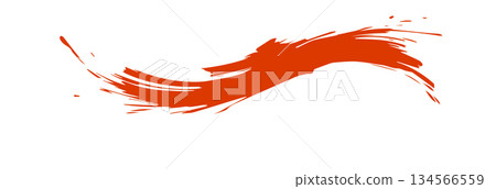 New Year's material: red brush strokes New Year's material: red brush strokes 134566559