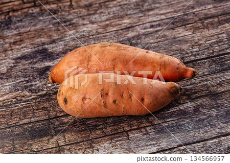 Raw sweet potato for cooking Raw sweet potato for cooking 134566957