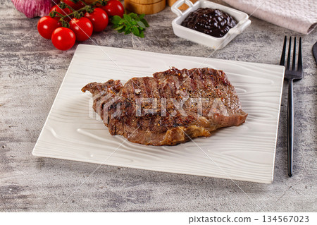 Grilled rib eye beef steak Grilled rib eye beef steak 134567023