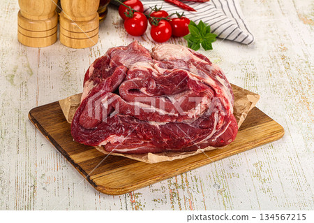 Raw beef meat for cooking 134567215