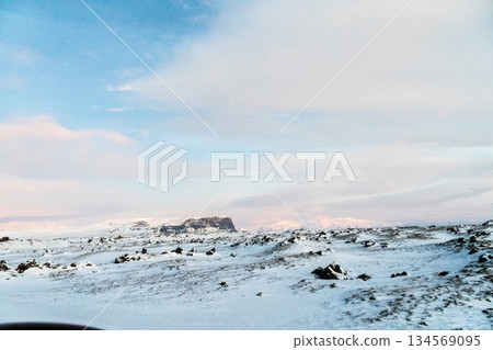 Along the road in Iceland 134569095