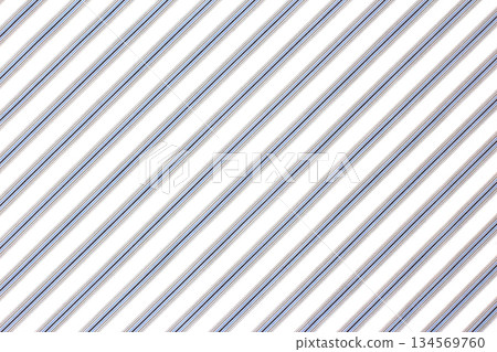 Colorful diagonal striped fabric pattern displayed on a white background for design concept Colorful diagonal striped fabric pattern displayed on a white background for design concept 134569760
