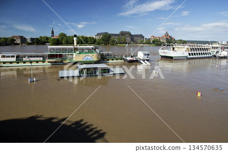 Flooding in Dresden, Germany, June 2013 Flooding in Dresden, Germany, June 2013 134570635