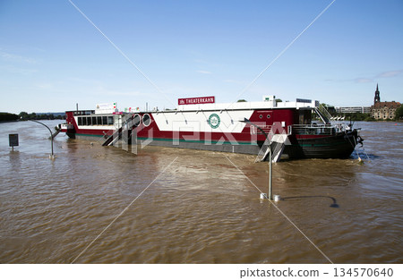 Flooding in Dresden, Germany, June 2013 134570640