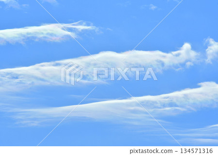 層積雲在藍天飄動（照片由fix拍攝） 134571316