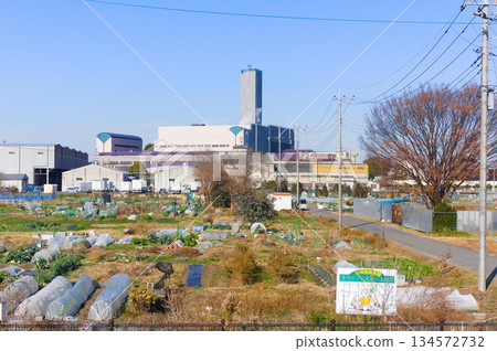 埼玉縣埼玉市清潔中心區域，2025年12月 134572732