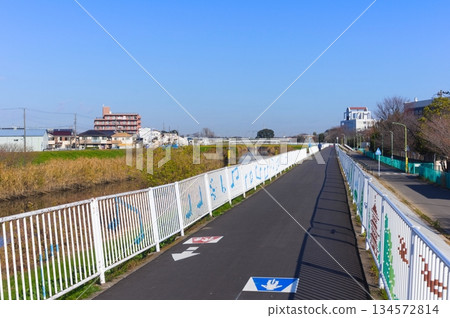 埼玉縣川口市芝川自行車道，2025年12月 134572814
