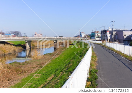 Shibakawa Cycling Road, Kawaguchi City, Saitama Prefecture December 2025 134572815