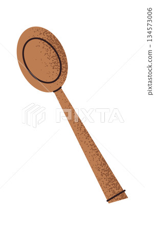 Wooden spoon sticker pasta cooking 134573006