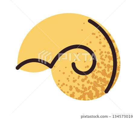 Italian pasta shell shape sticker Italian pasta shell shape sticker 134573019
