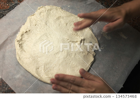 cheese and tomato pizzas as italian food cheese and tomato pizzas as italian food 134573468