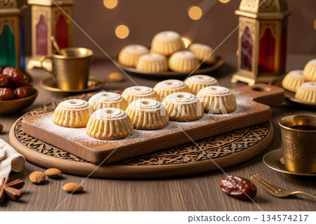 Maamoul Cookies Eid Dessert Bakery Sweets Dates Maamoul Cookies Eid Dessert Bakery Sweets Dates 134574217