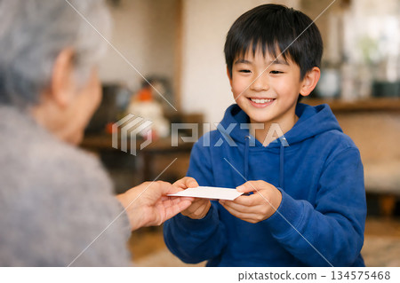 新年錢，新年，孩子 134575468