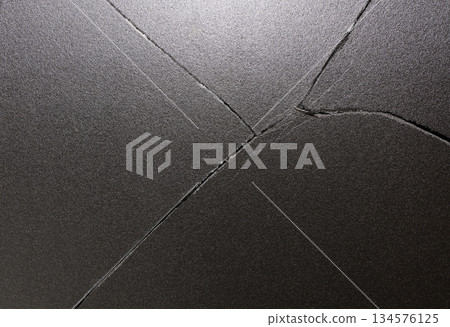 Black background _ rough _ crack Black background _ rough _ crack 134576125