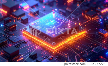 A bright digital network background featuring colorful fiber optics with glowing light spots and motion blur creates a festive techno celebration design for business or holiday internet themes A bright digital network background featuring colorful fiber optics with glowing light spots and motion blur creates a festive techno celebration design for business or holiday internet themes 134577273