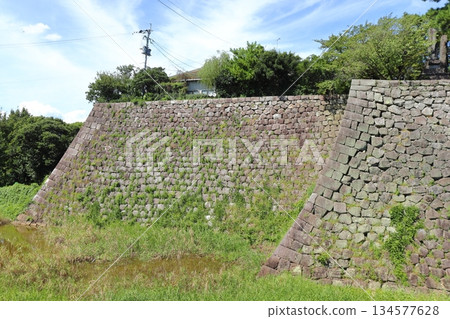 Kurume Castle stone wall (Sasayama Shrine) Kurume Castle stone wall (Sasayama Shrine) 134577628
