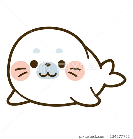 Cute seal illustration Cute seal illustration 134577761