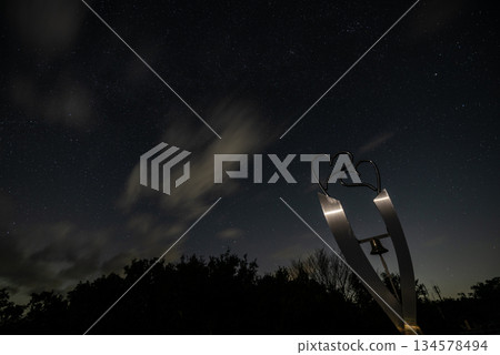 從三重縣南井町三重島展望台看到的星空 134578494