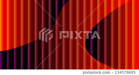 Abstract vertical lines and shapes in shades of orange purple and black. Abstract vertical lines and shapes in shades of orange purple and black. 134578695