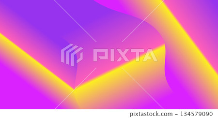 Abstract vibrant gradient background featuring flowing yellow and purple hues. Abstract vibrant gradient background featuring flowing yellow and purple hues. 134579090