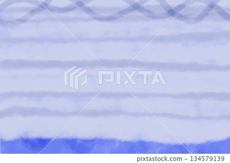 Illustration material: Wavy lines on a gray background (Japanese modern image) 134579139