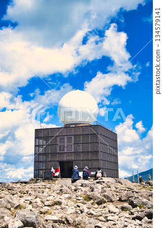 Kurumayama Weather Radar Observatory on the Kurumayama Plateau Kurumayama Weather Radar Observatory on the Kurumayama Plateau 134579141