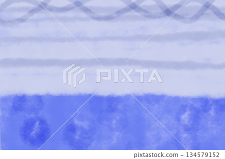 Illustration material: Gray wavy lines on a navy blue background (Japanese modern image) Illustration material: Gray wavy lines on a navy blue background (Japanese modern image) 134579152