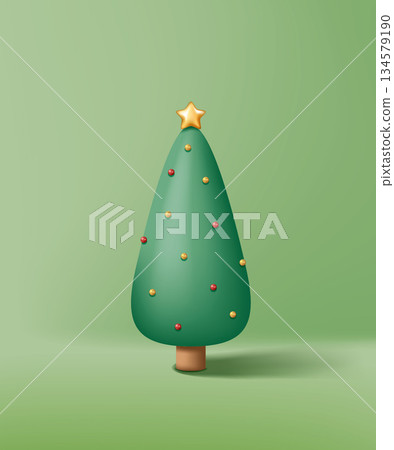 3D立體風格可愛聖誕樹,聖誕節廣告海報宣傳單邀請卡素材圖片 3D立體風格可愛聖誕樹,聖誕節廣告海報宣傳單邀請卡素材圖片 134579190